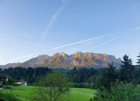 Gemütliche Wohnung mit Blick auf den Zahmen Kaiser Niederndorferberg